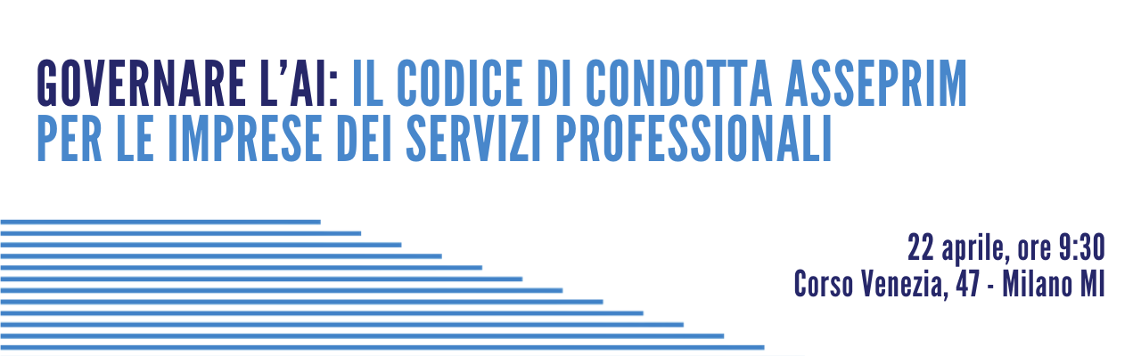 Governare l'AI - Il codice di condotta Asseprim