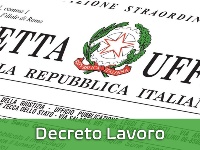 Pubblicato il decreto lavoro
